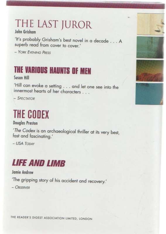 READERS DIGEST: FOUR BOOKS IN ONE (GRISHAM, SUSAN HILL, DOUGLAS PRESON & JAMIE ANDREW)