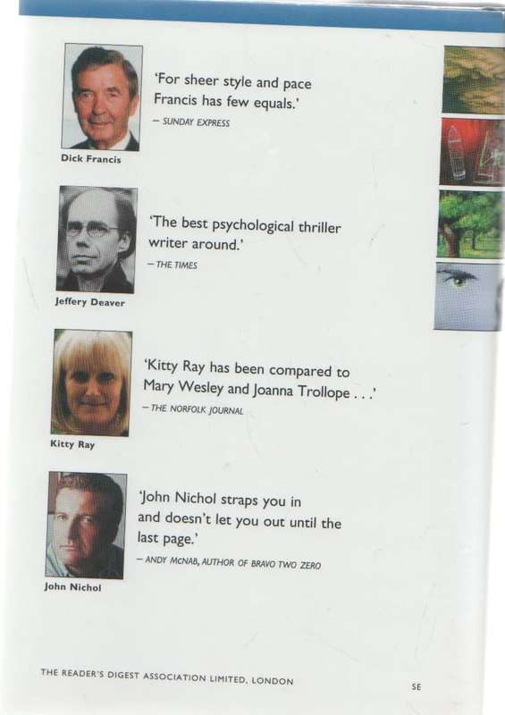 READER`S DIGEST: FOUR BOOKS IN ONE (DICK FRANCIS, JEFFREY DEAVER, KITTY RAY & JOHN NICOL)