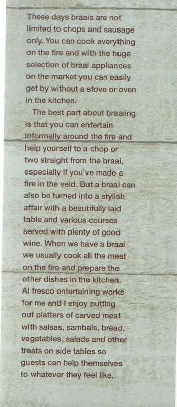 YOU, LET`S BRAAI - CARMEN NIEHAUS (1 ST PUBLISHED 2007)