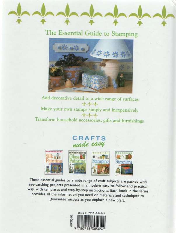 STAMPING MADE EASY - DAVID & CHARLES CRAFT BOOK - SUSAN & MARTIN PENNY (1998)