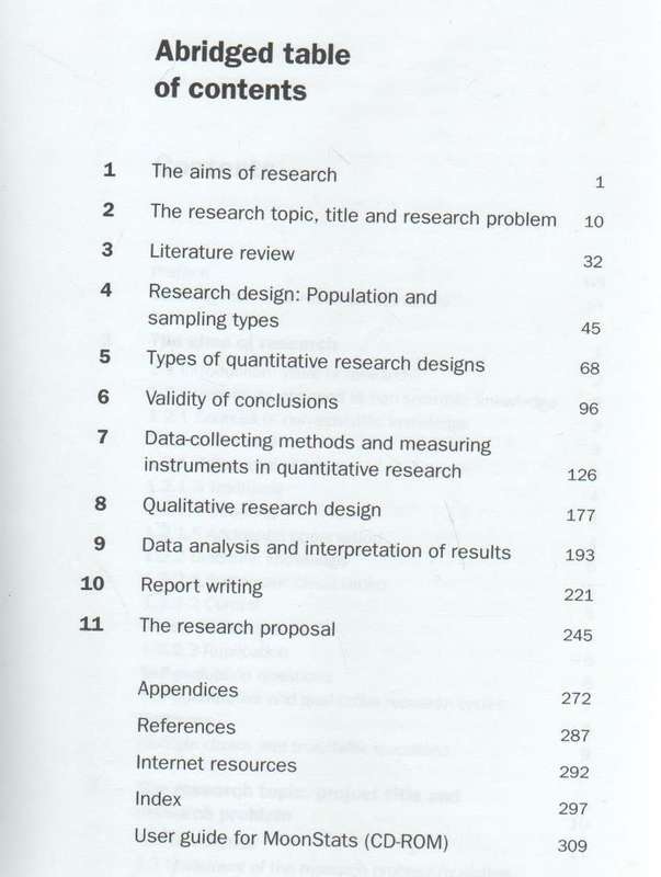 RESEARCH METHODOLOGY - JC WELMAN & S J KRUGER , 2ND EDITION. (2001)