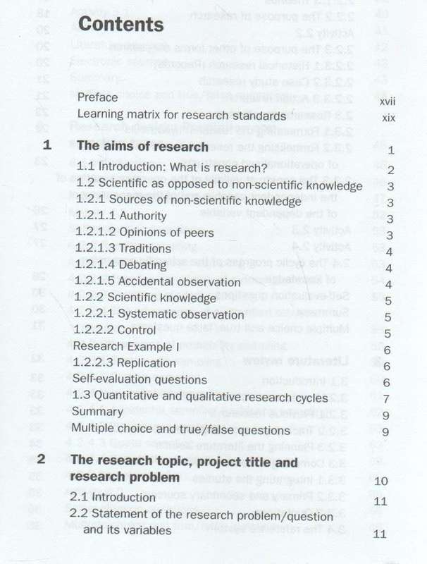 RESEARCH METHODOLOGY - JC WELMAN & S J KRUGER , 2ND EDITION. (2001)