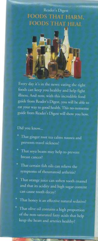 FOODS THAT HARM- FOODS THAT HEAL - READER`S DIGEST (2000)