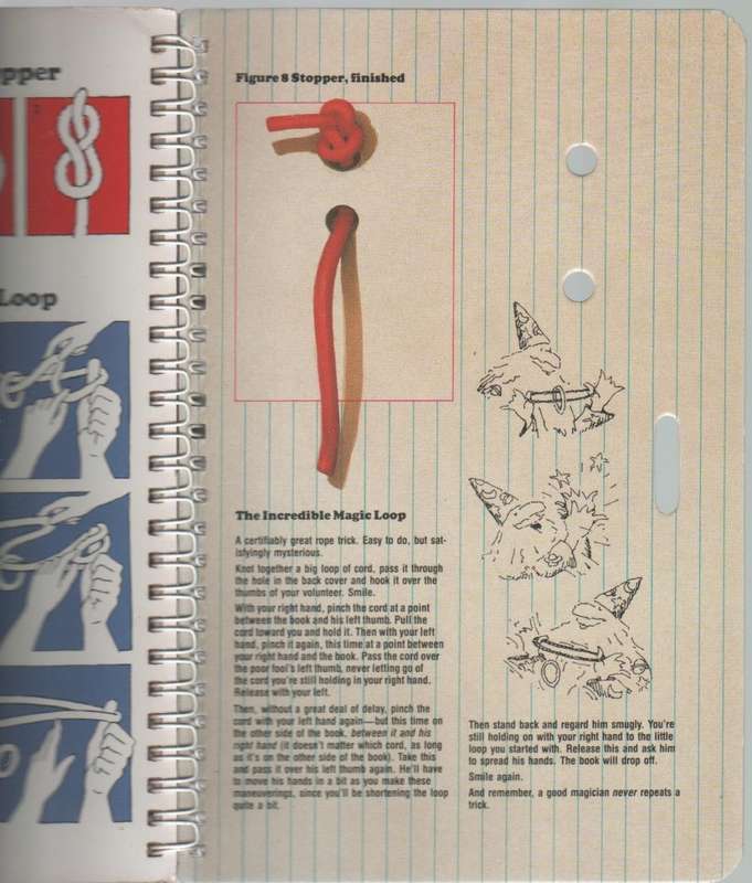 THE KLUTZ BOOK OF KNOTS, STEP BY STEP MANUAL - JOHN CASSIDY (1985)