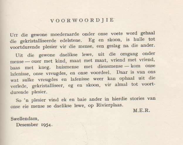 STORIES VAN RIVIERPLAAS - ALBA BOUWER ((2 DE DRUK 1955)