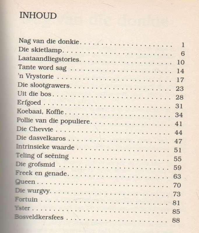 LAATAAND BIEG-STORIES EN SULKE DINGE - JAN NEL (2 DE DRUK 1996)