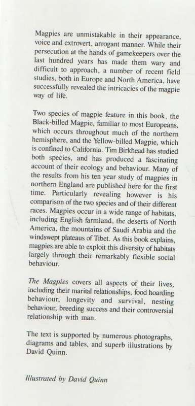 THE MAGPIES - T R BIRKHEAD (1 ST PUBLISHED 1991)