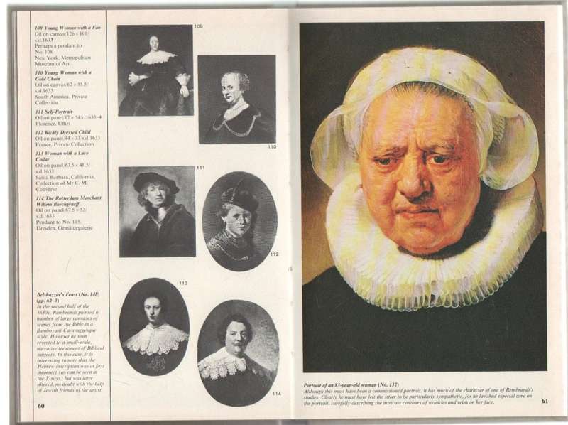 REMBRANDT , THE COMPLETE PAINTING 1 - CHRISTOPHER BROWN (1979)
