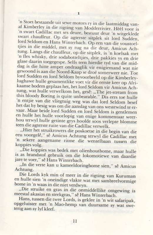 MAGERSFONTEIN, O , MAGERSFONTEIN! - ETIENNE LEROUX (5 DE DRUK 1981)