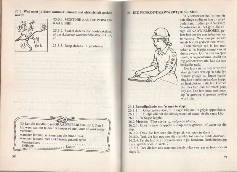 PENKOP-/DRAWWERTJIELEWE - GRAADWIELBOEK 4 - VOORTREKKERS BELLVILLE (1 STE UITGAWE 1977)