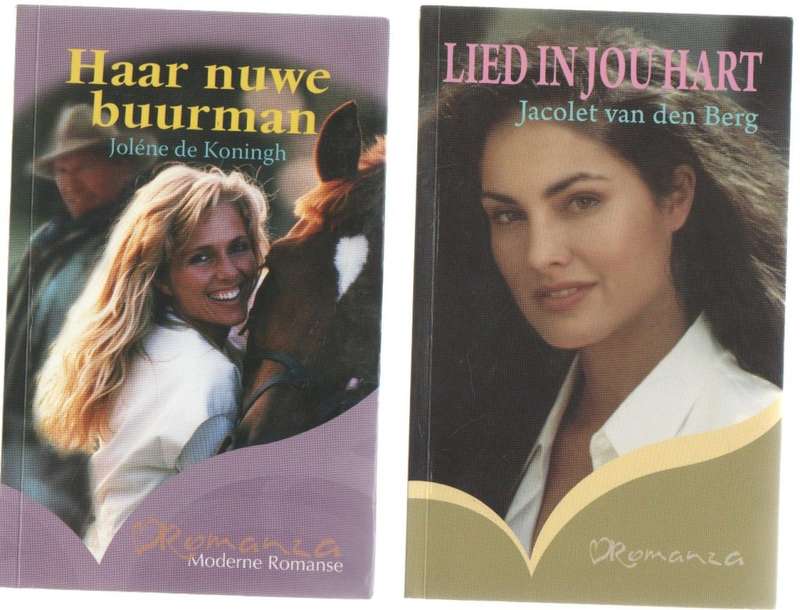 VIER ROMANZA TITELS: DIE DERDE ONTMOETING, ONWELKOME GESKENK, LIED IN JOU HART, HAAR NUWE BUURMAN