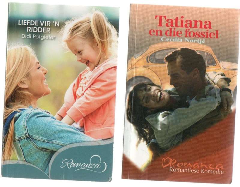 VIER ROMANZA BOEKE, VERSKEIE SKRYWERS