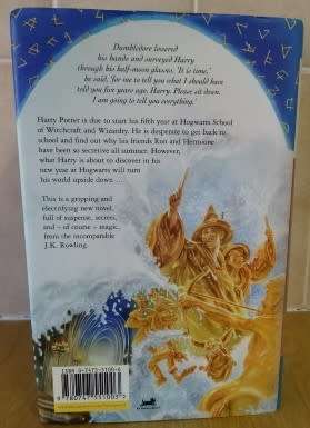 HARRY POTTER AND THE ORDER OF THE PHOENIX - J K ROWLING (1 ST PUBLISHED 2003) TEEN