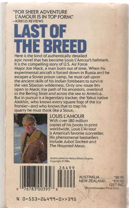 LAST OF THE BREED - LOUIS L`AMOUR (1987)
