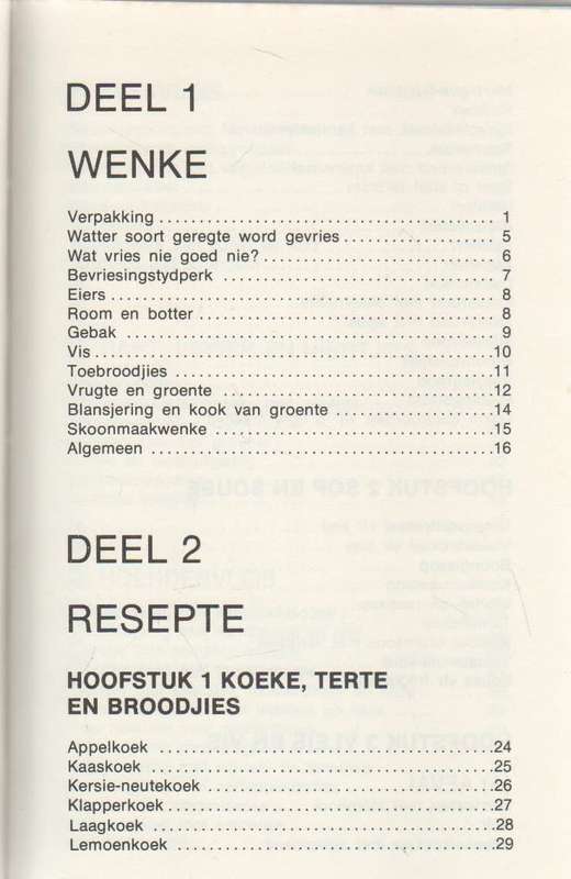 RESEPTE VIR DIE VRIESKAS - ERINA BEZUIDENHOUT (1973)
