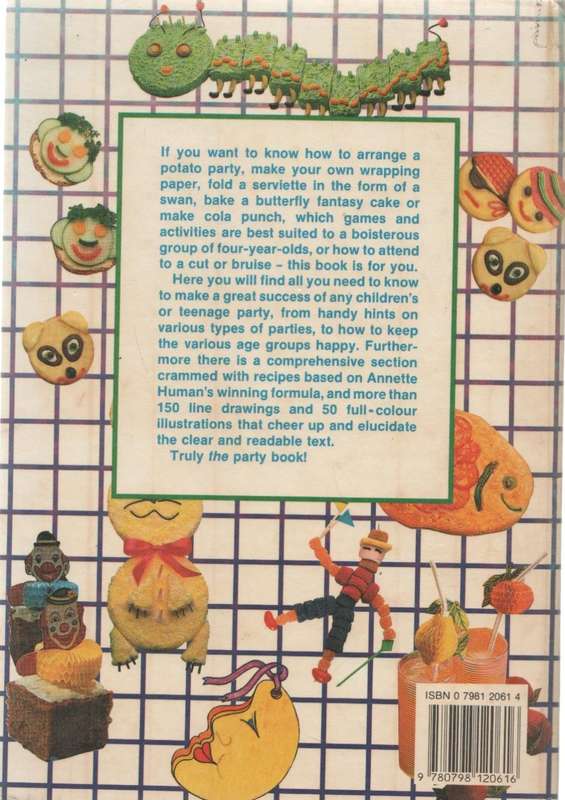 PARTIES ARE FUN - ANNETTE HUMAN AND TOKKIE UNDERHAY (1 ST EDITION 1987)