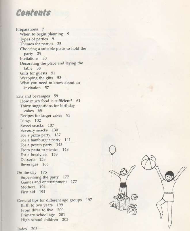 PARTIES ARE FUN - ANNETTE HUMAN AND TOKKIE UNDERHAY (1 ST EDITION 1987)