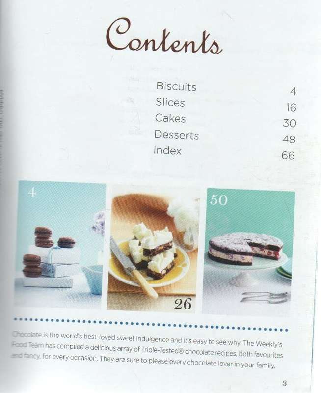 THE LITTLE BOOK OF CHOCOLATE - WOMEN`S WEEKLY