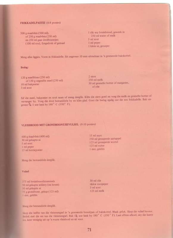 RESEPPE VIR ALMAL - DEPT VAN GESONDHEID, WELSYN EN PENSIOENE