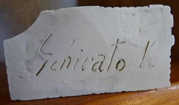 VINTAGE OSTERIA ITALIAN RESTAURANT ORNAMENT (MARKED) HEIGHT 5,5 CM