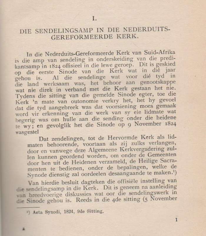 KRUISGESANTE IN SUID-AFRIKA - A DREYER (1927)