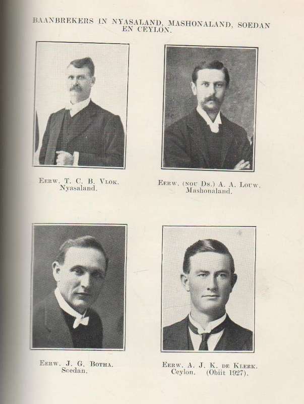 KRUISGESANTE IN SUID-AFRIKA - A DREYER (1927)