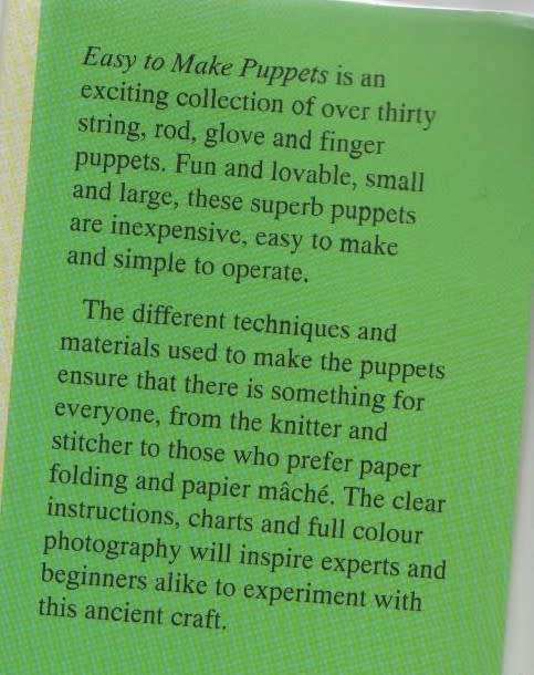 EASY TO MAKE PUPPETS - JOY GAMMON (1996)