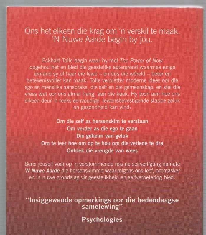 `N NUWE AARDE - ECKHART TOLLE (2008)