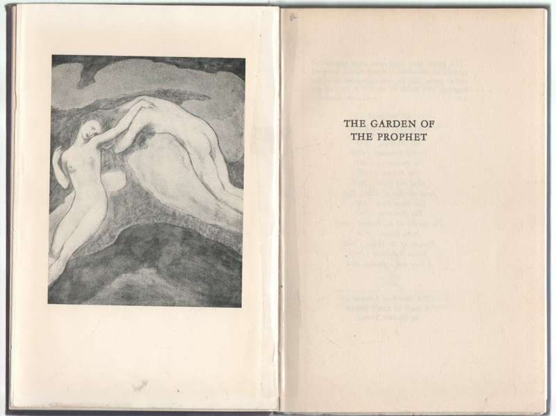 THE GARDEN OF THE PROPHET - KAHLIL GIBRAN (1954)