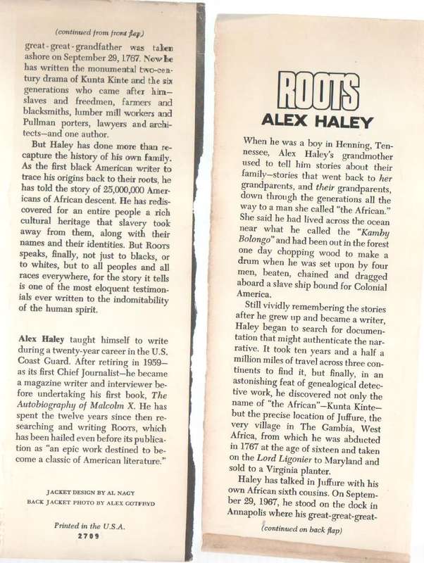 ROOTS - ALEX HALEY (1976)