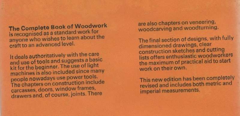 CARPENTRY FOR BEGINNERS - CHARLES H HAYWARD (1 ST PUBLISHED 1949)