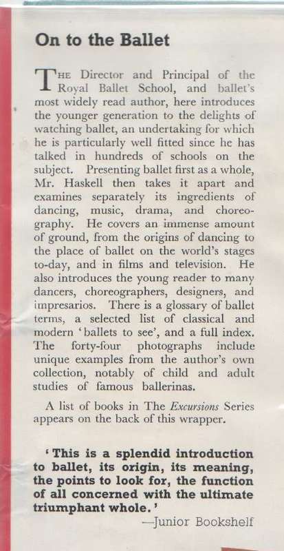 GOING TO THE BALLET - ARNOLD HASKELL (1957)