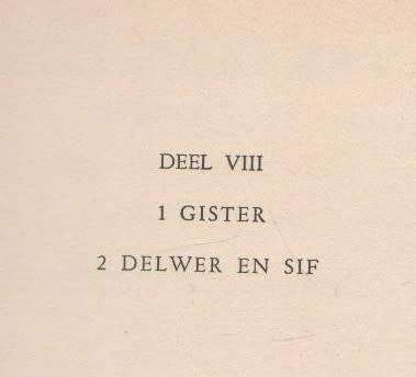 VERSAMELDE WERKE VAN C M VAN DEN HEEVER, DEEL VIII (OUD)