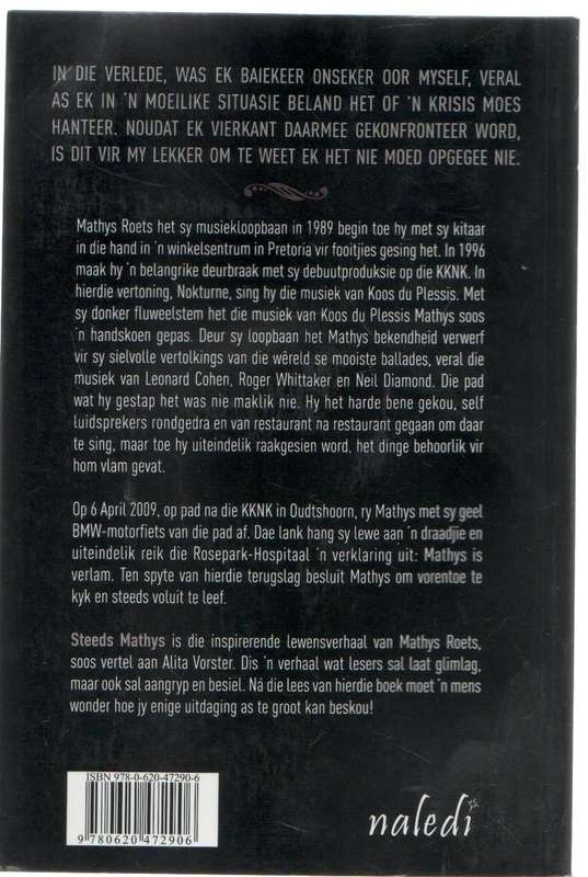 STEEDS MATHYS - MATHYS ROETS MY STORIE - ALITA VORSTER (1 STE UITGAWE 2010)