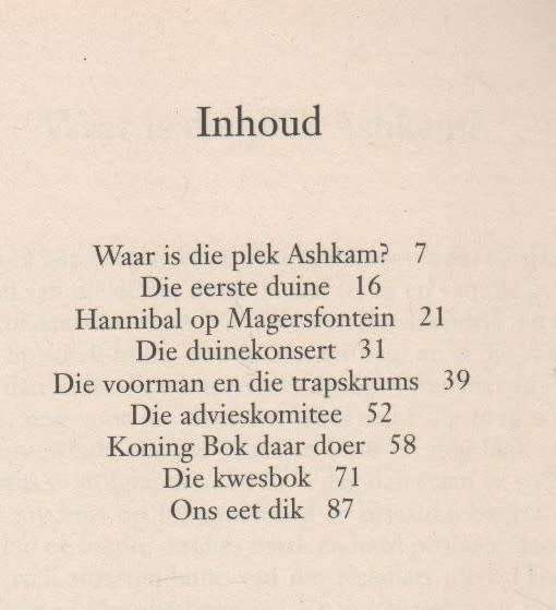 DUINE STORIES - PIENKES DU PLESSIS (1 STE UITGAWE 1996)