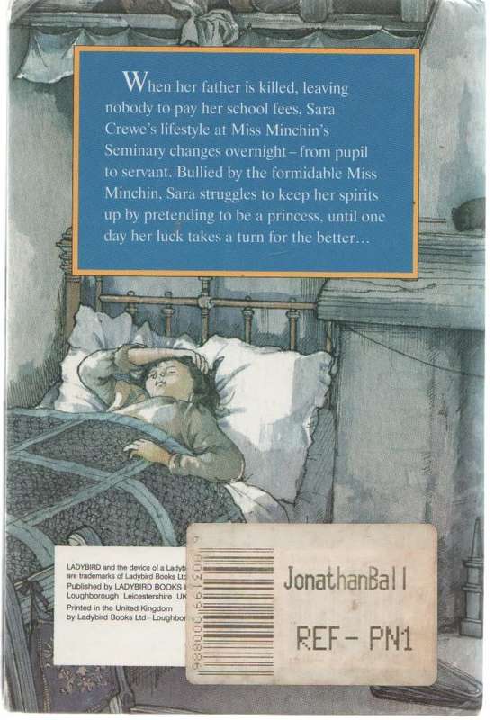 A LITTLE PRINCESS LADYBIRD 1998