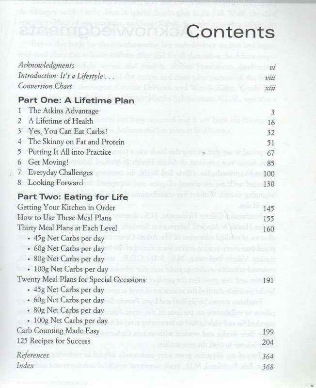 ATKINS FOR LIFE THE NEXT LEVEL - ROBERT C ATKINS MD (1 ST PUBLISHED 2003)