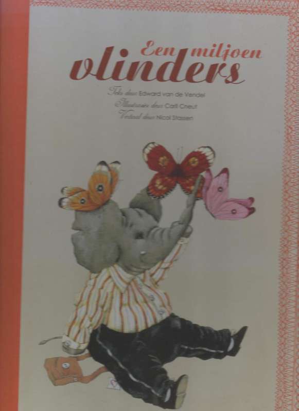 EEN MILJOEN VLINDERS - EDWARD VAN DE VENDEL  (1 STE AFRIKAANSE UITGAWE 2013)
