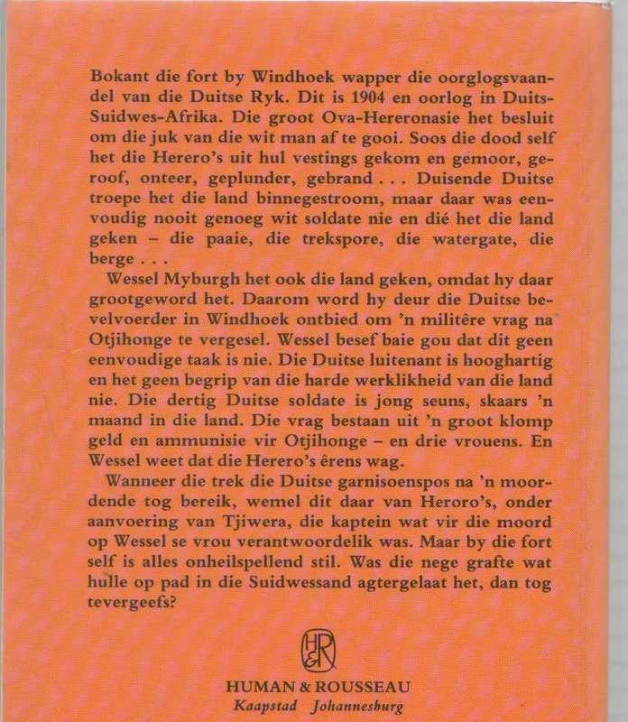NEGE GRAFTE TOT OTJIHONGE - DOC IMMELMAN (2 DE UITGAWE 1993) HISTORIESE VERHAAL UIT DUITSSUIDWES -AF