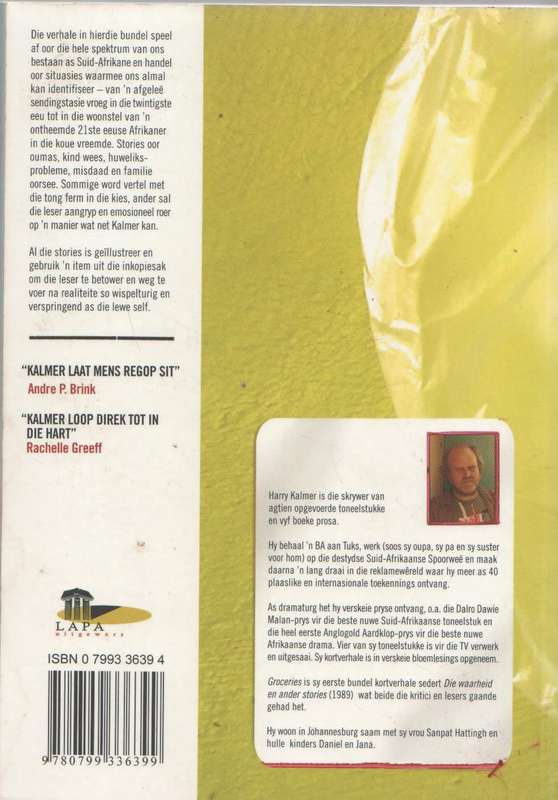 GROCERIES STORIES OOR HUISHOUDELIKE PRODUKTE 56 STORIES - HARRY KALMER (1 STE DRUK 2006)