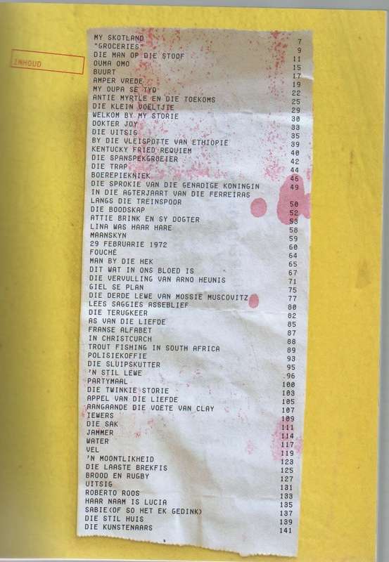 GROCERIES STORIES OOR HUISHOUDELIKE PRODUKTE 56 STORIES - HARRY KALMER (1 STE DRUK 2006)