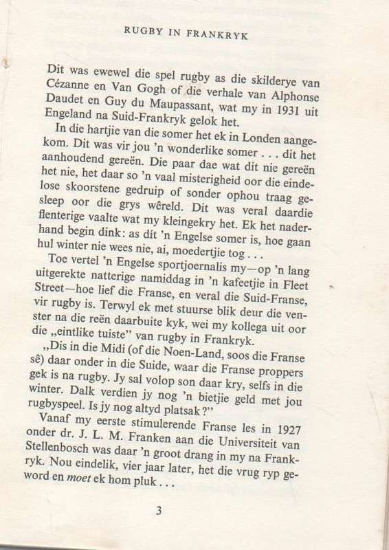 SOUT VAN DIE AARDE - UYS KRIGE (5 DE DRUK 1970)
