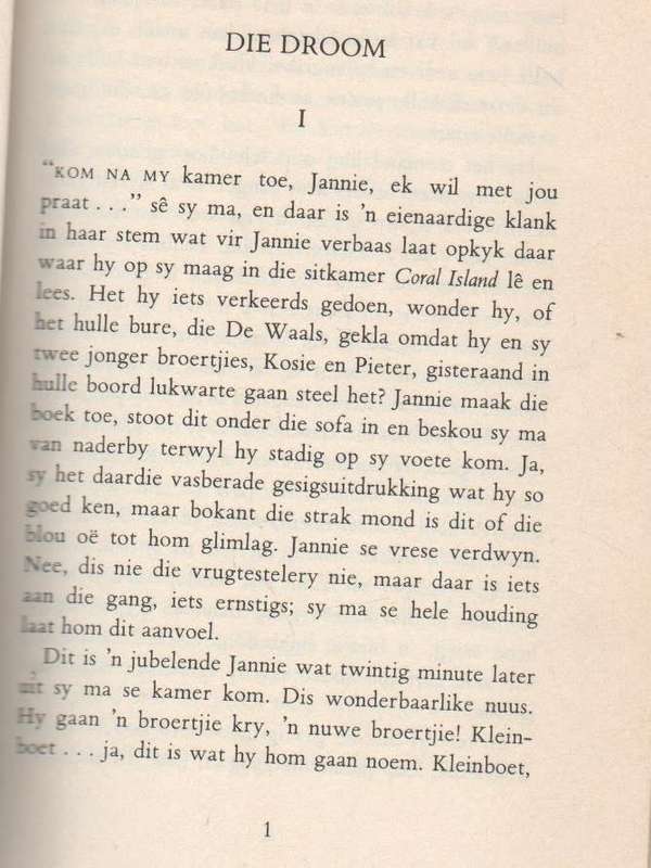 DIE DROOM - UYS KRIGE (1 STE UITGAWE 1989)