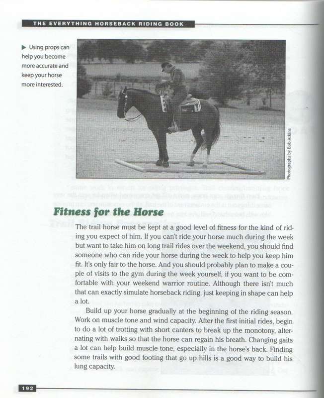 THE EVERYTHING HORSEBACK RIDING BOOK - CHERYL KIMBALL (2005)