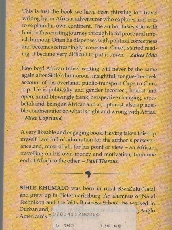 DARK CONTINENT MY BLACK ARSE - SIHLE KHUMALO (2008)