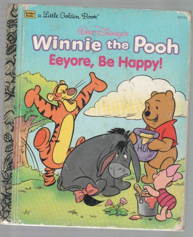 WINNIE THE POOH EEYORE BE HAPPY - DISNEY (1991)
