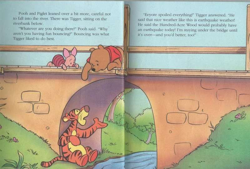 WINNIE THE POOH EEYORE BE HAPPY - DISNEY (1991)