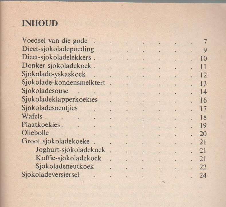 SJOKOLADE - SOPHIE VAN HEERDEN