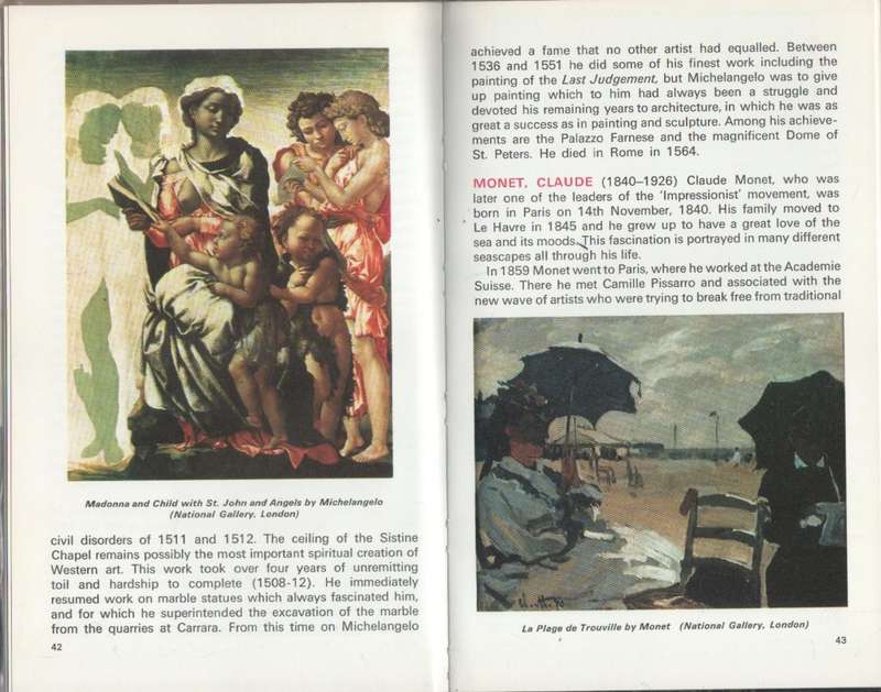 FAMOUS ARTISTS - MACDONALD EDUCATIONAL (1969)