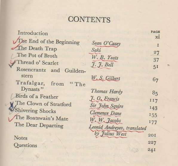 TWO SHORT MODERN PLAYS FIRST SERIES BY GUY BOAS - HARD COVER BOOKS (1957 +1958)